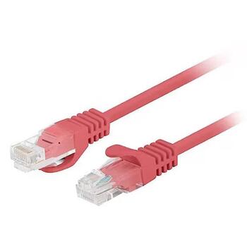 Lanberg Patchcord CAT.6 UTP 2M fluke passed 10-pack, Red | PCU6-20CC-0200-R (PCU6-20CC-0200-R)