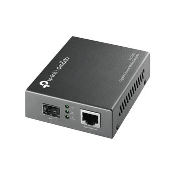 TP-LINK MC220L медиаконвертер, 1xRJ45 10/100/1000Mbps, 1xSFP, 0.55km/10km, 1.7W, FCC, CE, RoHS (MC220L)
