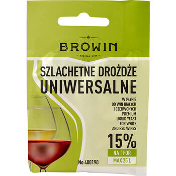 Browin Универсальные жидкие винные дрожжи 400190, 20ml, 25L, жидкие, универсальные (400190)