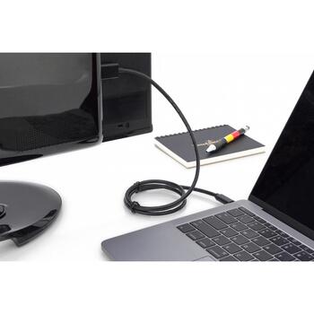 Digitus USB Type-C адаптер кабель, AK-300330-020-S, 2м, 4K/60Hz, 18GB, USB-C на HDMI, черный (AK-300330-020-S)