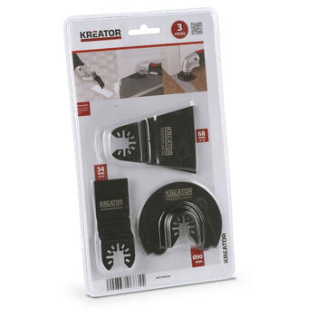 Насадка для многофункционального инструмента (3шт.) Kreator (KRT990040)