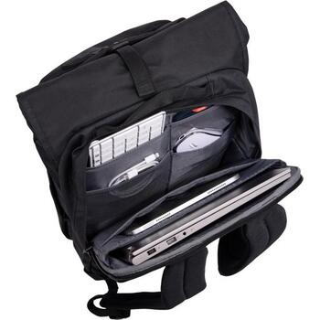 Case Logic Рюкзак VARIBP117 BLACK, 17 дюймов, 43.2 см, 2 боковых кармана, дышащая подкладка, водоотталкивающий, ремень для тележки (3205427)
