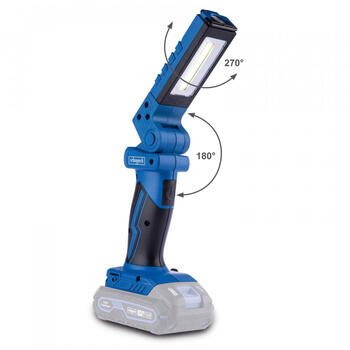 Scheppach C-WL20-X GEN2 5909244900, 300 lm, 3 W, 6500 K, 8h/16h, 270°, 6 leņķi, karkass (5909244900)