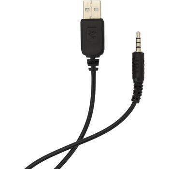 White Shark Провода игровые наушники FIREFLY-B, 250g, 20-20000Hz, 117dB, 2x3.5mm, USB, 50mm, RGB подсветка (FIREFLY-B)
