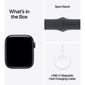 Apple Умные часы SE 3 GPS + Cellular MEPJ4ET/A, 44mm, аккумулятор, 18ч, 64ГБ, LTE, Wi-Fi 4, Bluetooth 5.3, водонепроницаемые, Siri (MEPJ4ET/A)
