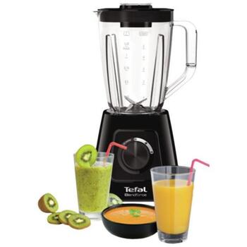 Tefal Блендер BL420838, 600 Вт, 1.25 Л, пластиковая чаша, дробление льда, черный (BL420838)