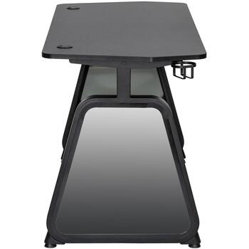White Shark Игровой стол MEDUSA, 136см, 60см, 75см, черный, 2 ноги, встроенная RGB LED подсветка (MEDUSA)
