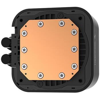 Deepcool šķidruma dzesētājs LQ360 ULTRA ARGB R-LQ360-BKASMC-G-1, 1.9 kg, 55 cfm, 3 ventilatori, PWM atbalsts, ARGB (R-LQ360-BKASMC-G-1)