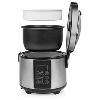 Tristar Multikookers RK-6132, 500 W, 1.5 L, 7 programmas, pelēks, nerūsējošā tērauda korpuss, siltuma uzturēšana (RK-6132)
