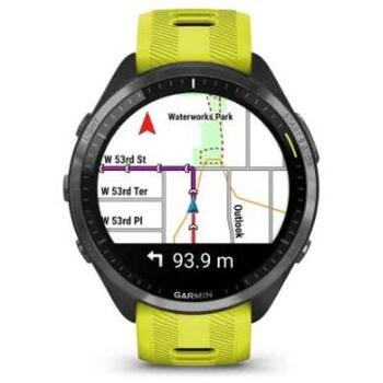 Garmin Умные часы Forerunner 965 010-02809-12, 3,56 см AMOLED, 454 x 454 пикселей, 32 ГБ, GPS, Wi-Fi, Bluetooth, 5 ATM, титан (010-02809-12)