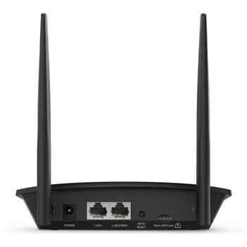TP-Link TL-MR100P беспроводной маршрутизатор, 300 Mbps, 4G LTE, 802.11n, 2x RJ-45, 10/100 Mbit/s, 2 антенны, WPA2, IPv6 (TL-MR100P)