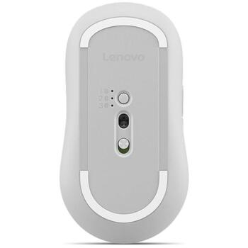 Lenovo Тихая мышь GY51S61925, 4000 dpi, Bluetooth 5.3, 8 кнопок, 2-стороннее колесо прокрутки, тихая мышь (GY51S61925)