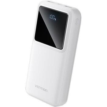Vention Power Bank FHLW0 20000mAh, 22.5W, LED дисплей, зарядка 3 устройств одновременно (FHLW0)