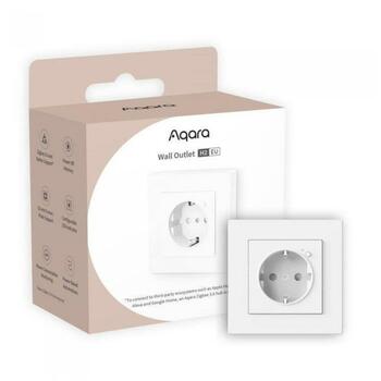 Aqara умная розетка WP-P01D, 86 × 86 × 47.7 мм, 0.1 кг, ZigBee (WP-P01D)