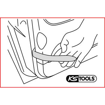 Plastmas laužņu komplekts 5gab., Kstools (911.8120)