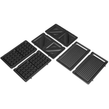 Tristar Sviestmaizes cepeškrāsns 3-in-1 SA-3071, 750 W, 3 plāksnes, melna (SA-3071)