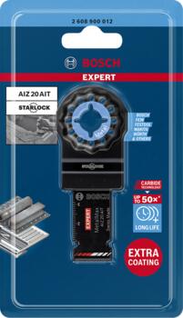 Starlock AIZ20AIT 1 gab., Svārstību daudzfunkcionālajiem darbarīkiem EXPERT AIZ 20 AIT METALMAX GREMDZĀĢĒŠANAS ASMENS, 2608900012 BOSCH (2608900012)