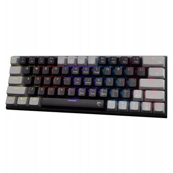 White Shark WAKIZASHI-2-US-B-G-RED.SW GK-002111V2, проводная механическая клавиатура, 63 клавиши, US, красные переключатели (WAKIZASHI-2-US-B-G-RED.SW)
