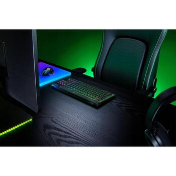 Razer BlackWidow V4 Low-Profile Tenkeyless HyperSpeed RZ03-05450100-R3M1 клавиатура, US, беспроводная, Bluetooth, 2.4 ГГц (RZ03-05450100-R3M1)