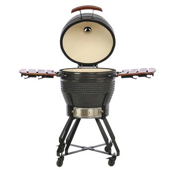 TunaBone Kamado Pro M угольный керамический гриль тандыр печь для приготовления мяса и овощей 22