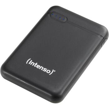 Intenso Power Bank 7313520 5000 мАч, Li-Poly, 2x 5В-2.1А, USB-A, USB-C, microUSB, черный (7313520)