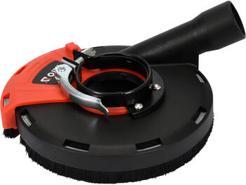 Yato putekļu aizsargs slīpēšanai YT-82994, 115mm, 125mm, M14, 28-36mm, betonam, kokam, regulējams, rotējoša mala (YT-82994)