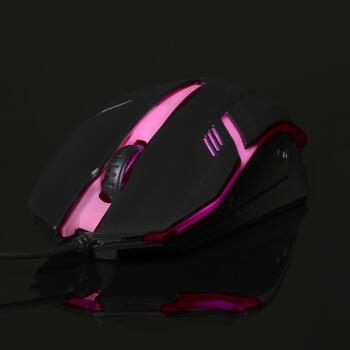 Denver Игровая мышь GMO-403 123020000020, 1000 DPI, 1,5m USB, RGB, оптический сенсор, прочная до 5 миллионов кликов (123020000020)