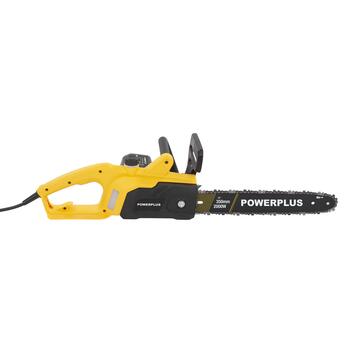 Powerplus цепная пила POWEG10020, 2000Вт, 350мм, 230В, 50Гц, 14м/с, 0.13л, автоматическая смазка цепи, низкая отдача (POWEG10020)