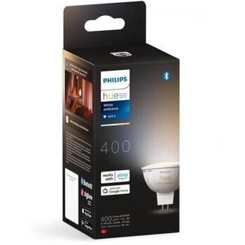 Philips Hue Лампочка WA 12V MR16 8719514491342, 5.1 W, GU5.3, 400 лм, 2200-6500 K, Диммируемая, Zigbee (8719514491342)