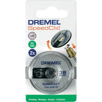 Slīpēšanas disks 38mm, 3,2mm, 2gab. 2615S541JA DREMEL (2615S541JA)