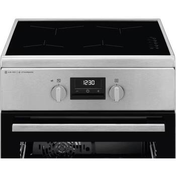Electrolux электрическая плита LKI564267X, 58л, 50см, индукционная варочная панель, SteamBake, AirFry, каталитическая очистка (LKI564267X)