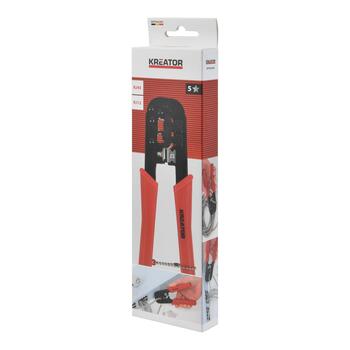 Kreator инструмент для обжима KRTH62403, 185 мм, 60 мм, храповый механизм, нескользящие рукоятки (KRTH62403)