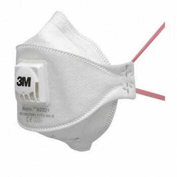 3M Respirators 9332 T9332, FFP3, 0.015kg, 3 gab. (T9332)