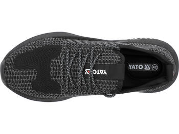 Yato drošības apavi Porto SB PL YT-80674, 43, 28 cm, EN ISO 20345:2022, tērauda purngals, 200 J, 15 kN, 1100 N, neslīdoša zole (YT-80674)