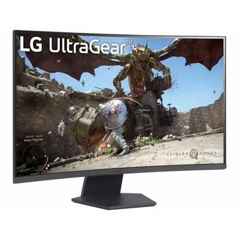 LG LCD монитор 32GS60QC-B, 80 см, 2560 x 1440, Quad HD, 1 мс, 16:9, 178°, 178°, VESA, 2 HDMI, 1 DP, 180 Гц, 300 кд/м², 16 (32GS60QC-B)