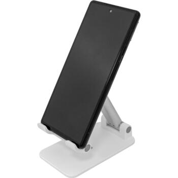 Sbox Держатель мобильного телефона PS-09, 4''-10'', 140g, алюминий, пластик, силикон, белый/серый (PS-09)