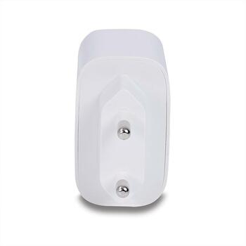 Lindy зарядное устройство 73428 65W, 100-240V, 20V, 2 USB порта, быстрая зарядка, защита от перегрузки, белый (73428)