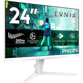 Philips Evnia 24M2N3201PL (60.5 cm (23.8 inches), white, FullHD, Fast IPS, HDMI, DP, 240Hz panel) (24M2N3201PL/00)