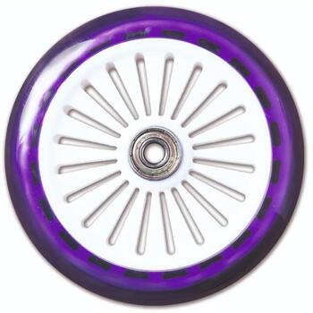 Muuwmi KiddyScooter Racing самокат AU 507, розовый, складной, 120mm, 82A, ABEC 5, 340x100mm, 58-78cm, 50kg, 2,4kg (AU 507)