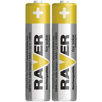 Emos RAVER SOLAR AAA B7414, NiMH HR03, 400 мАч, 1,2 В, 2 шт., аккумулятор, >500 циклов (B7414)