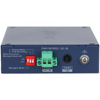 Dahua CHS4106-4ET-60 управляемый коммутатор, 6 портов, 4 PoE, 4.8 Гбит/с, 60 Вт, 250 м, 32 VLAN, IP30, металлический корпус (CHS4106-4ET-60)