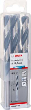 Urbis metālam PointTeQ 12,5 x 101 x 151mm, 5 gab, Urbjmašīnām/skrūvgriežiem POINTTEQ HSS SPIRĀLVEIDA URBIS, 2608577293, BOSCH (2608577293)