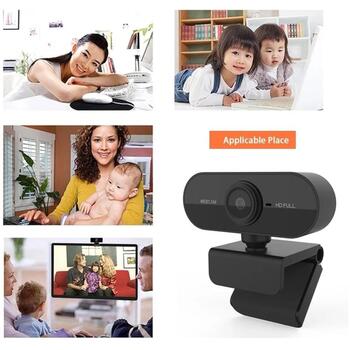 Manta Vebkamera W177, 720p, 30fps, 2MP, USB 2.0, Iebūvēts mikrofons, Plug and Play (W177)