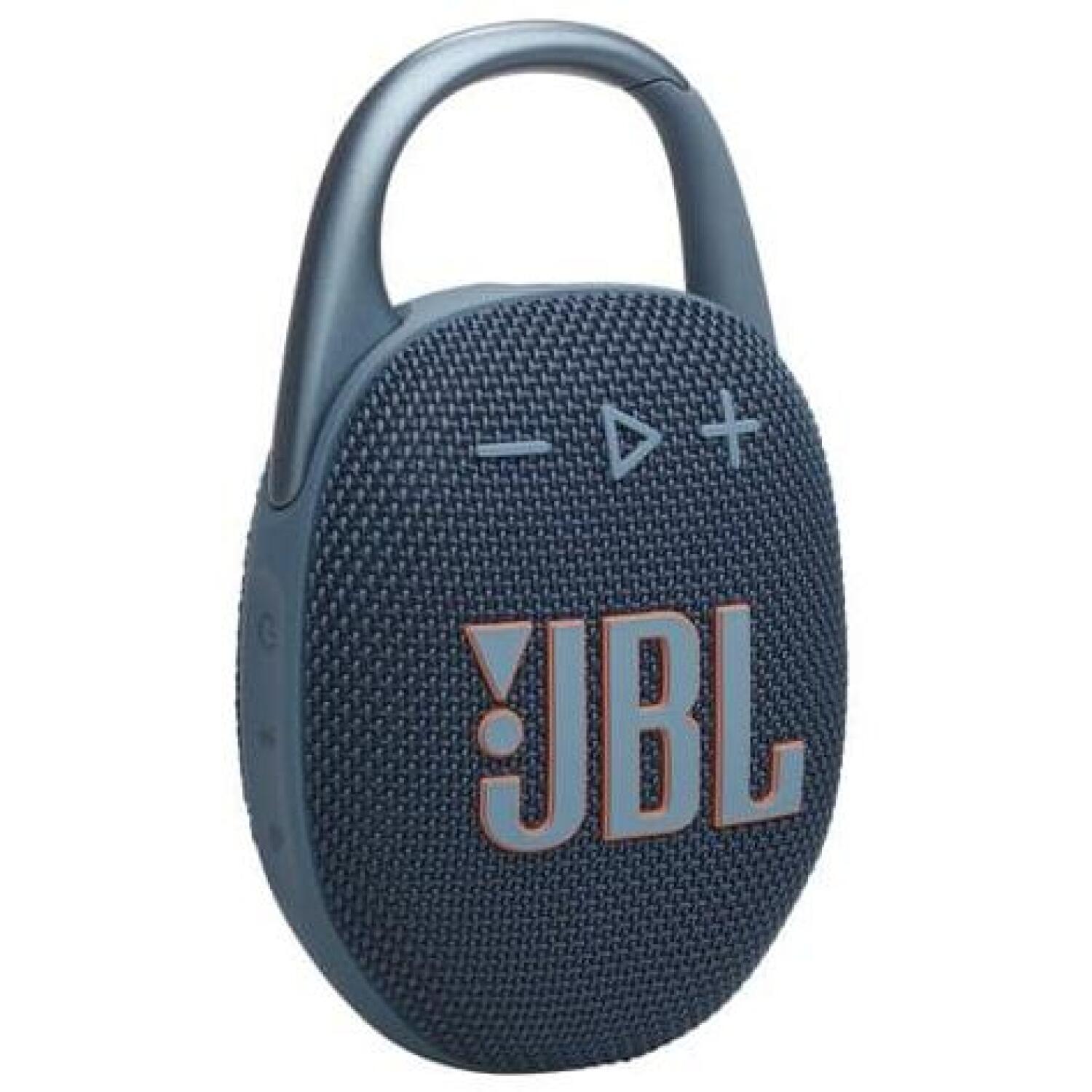 JBL Clip 5 портативная Bluetooth колонка JBLCLIP5BLU, 7 Вт, IP67, 15 ч, 95 Гц-20 кГц, карабин, синий (JBLCLIP5BLU)