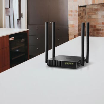 TP-LINK Archer C54 беспроводной маршрутизатор, AC1200, 2.4/5ГГц, 867+300Мбит/с, 1 WAN+4 LAN 10/100M, 4 антенны, MU-MIMO, WPA3 (ARCHERC54)