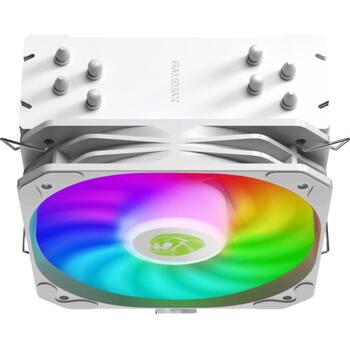 Gamemax procesora dzesētājs SIGMA540 ARGB WH, 38.4-81 cfm, 800-1600 rpm, 25 mm, 130 mm, 18-28.6 dBA, ASUS Aura Sync (SIGMA540 ARGB WH)