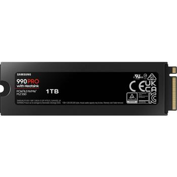 Samsung SSD M.2 MZ-V9P1T0GW 1TB, скорость чтения 7450 MB/s, скорость записи 6900 MB/s, PCIe 4.0, V-NAND MLC, с радиатором (MZ-V9P1T0GW)