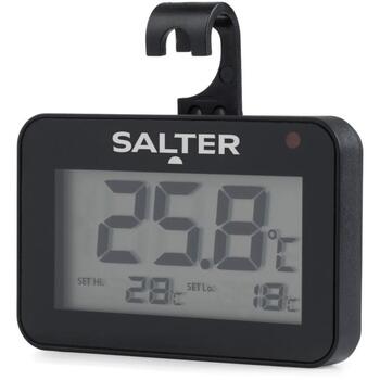 Salter термометр для холодильника SA00574BFEU12, -10°C до 50°C, точность 0,1°C, индикатор LED зоны, простая установка (SA00574BFEU12)