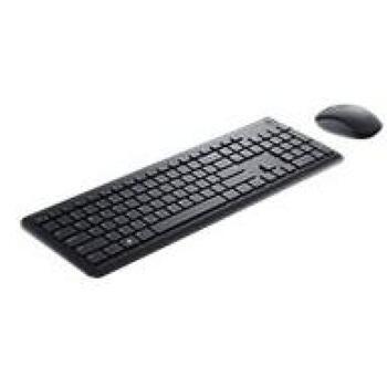 Dell klaviatūra un pele KM3322W 580-AKGK, 2.4 GHz, 3 pogas, bezvadu savienojums, akumulatori iekļauti, ukraiņu (580-AKGK)