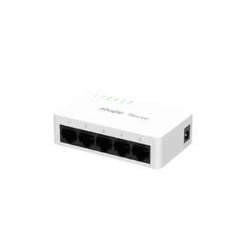 Ruijie RG-ES08G-L 8-портовый гигабитный коммутатор, 10/100/1000 Мбит/с, 16 Гбит/с, 4кВ, без PoE, белый (RG-ES08G-L)